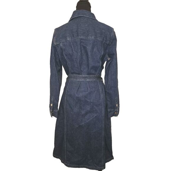 NWT! Tommy Hilfiger Belted Midi Denim Dress Size 8 - Picture 8 of 14